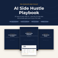 AI Side Hustle Playbook bundle — playbook, launch workbook, 100-prompt library and editable tracker
