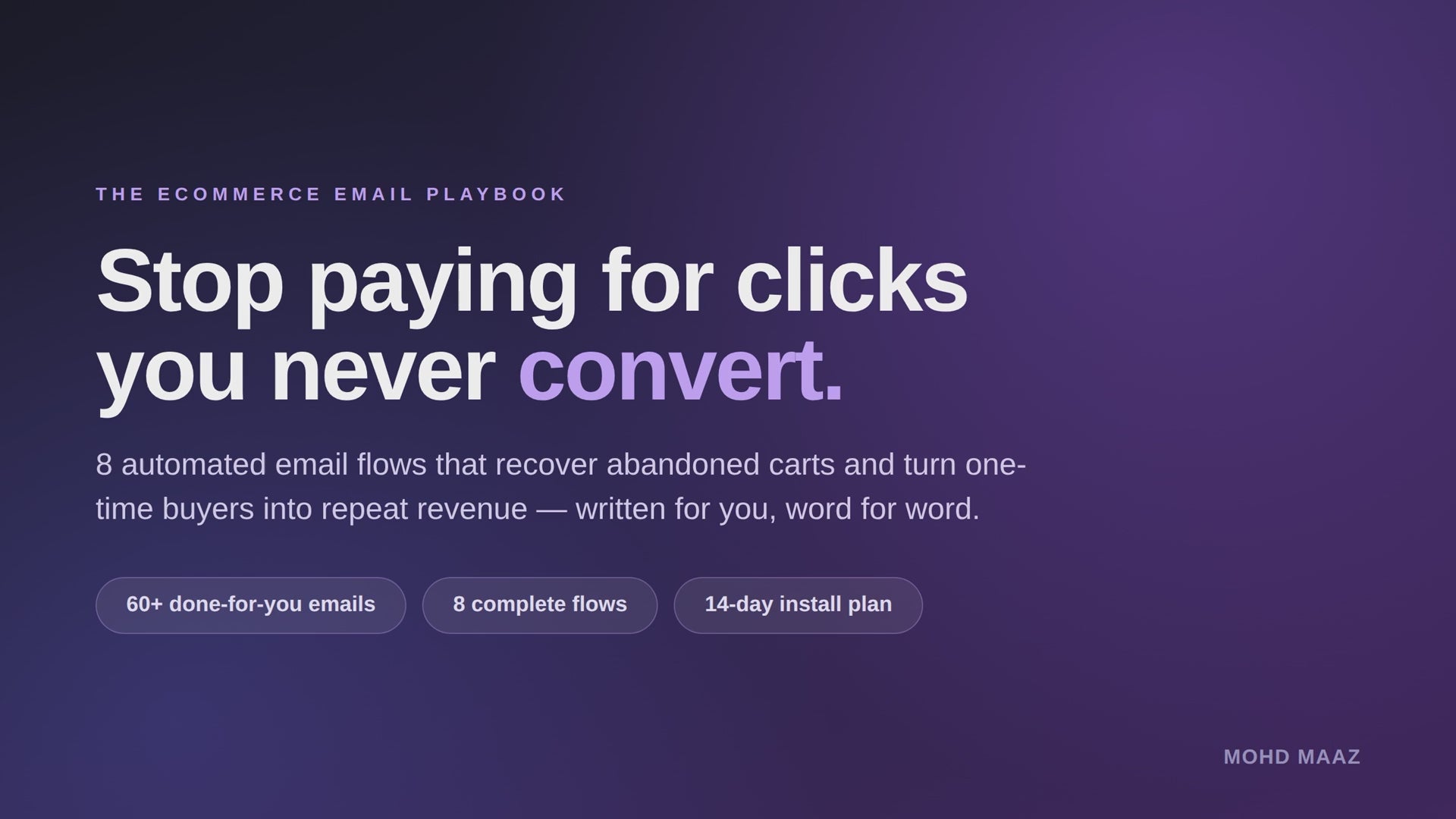 The Ecommerce Email Revenue Vault — 8 Flows That Recover Abandoned Carts